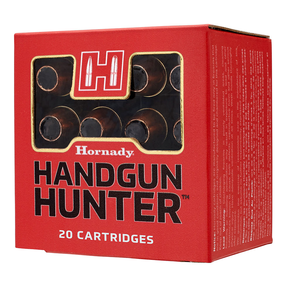 Thumbnail: Hornady | 200 rds.  |  HANDGUN HUNTER AMO 357 MAG 130GR MONOFLEX 20RD (10 BOX CA