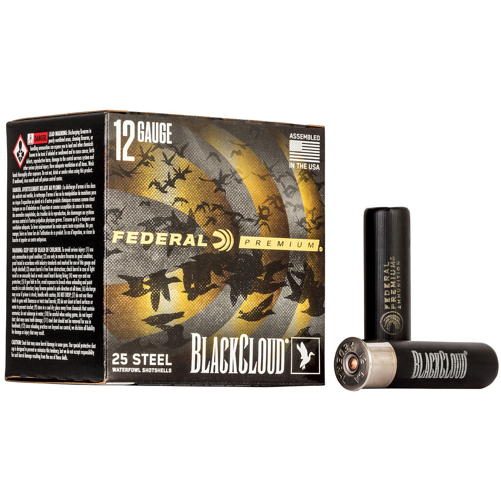 Thumbnail: Federal | 250 rds.  | PREMIUM BLACK CLOUD WATERFOWL SS 12 GA 3-1/2" 1-1/2OZ 3  |
