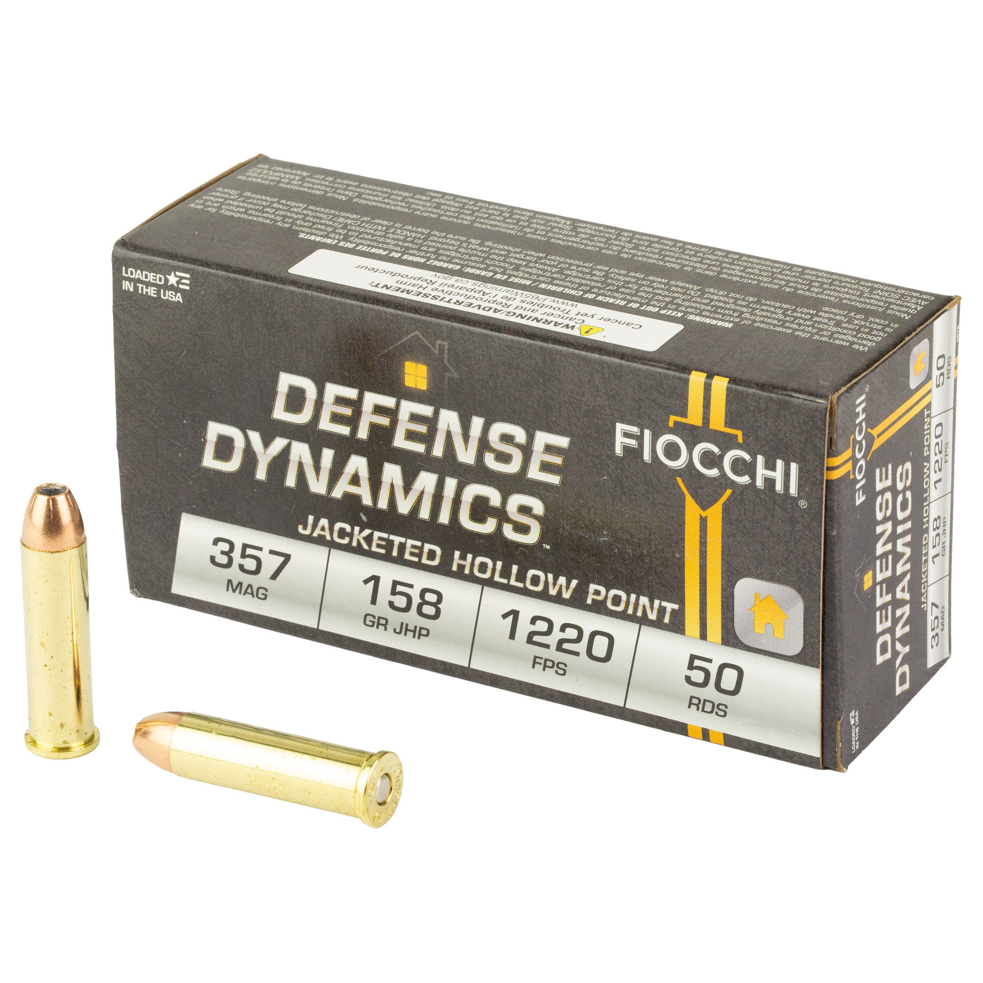 Fiocchi | 1000 rds. | 357 MAG 158GR JHP 50RD