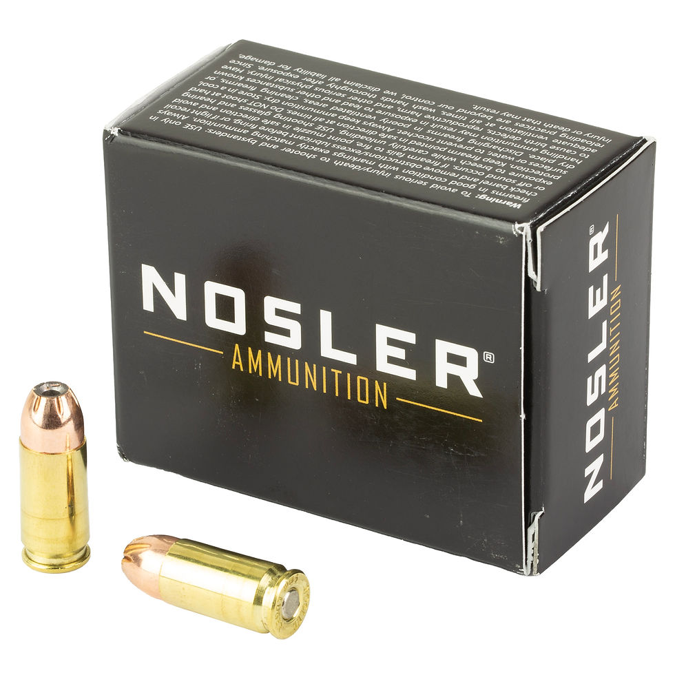 Thumbnail: Nosler | 200 rds.  | 9mm 147gr JHP Match Grade  (20 ct.)