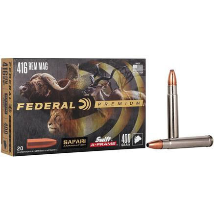 Federal | 416 REM. MAGNUM 400GR SWIFT A-FRAME | 20RD