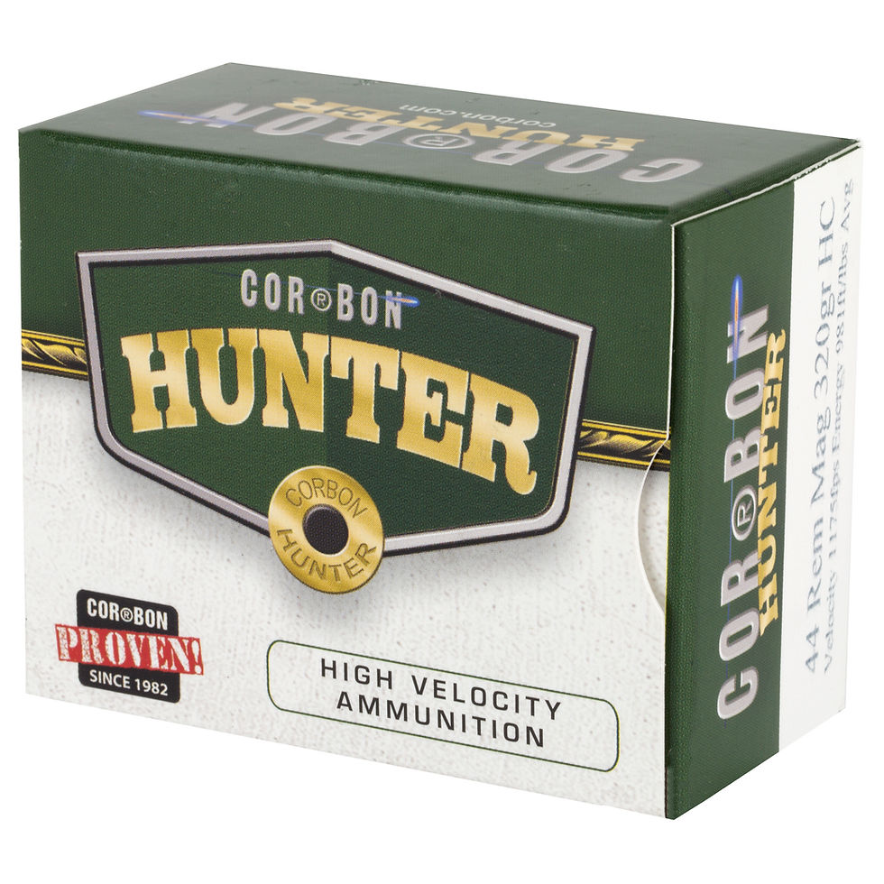 Thumbnail: Corbon | 500 rds.  | Hunter | 44 Mag | 320gr | Hard Cast | 25x20/ct