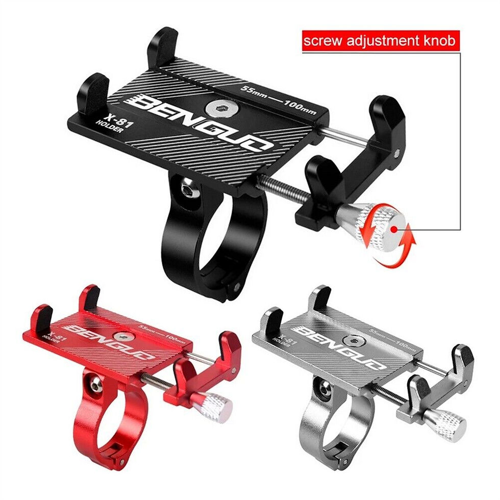 Thumbnail: Aluminum Motorcycle Bike Bicycle Holder Mount Handlebar For Cell Phone GPS US