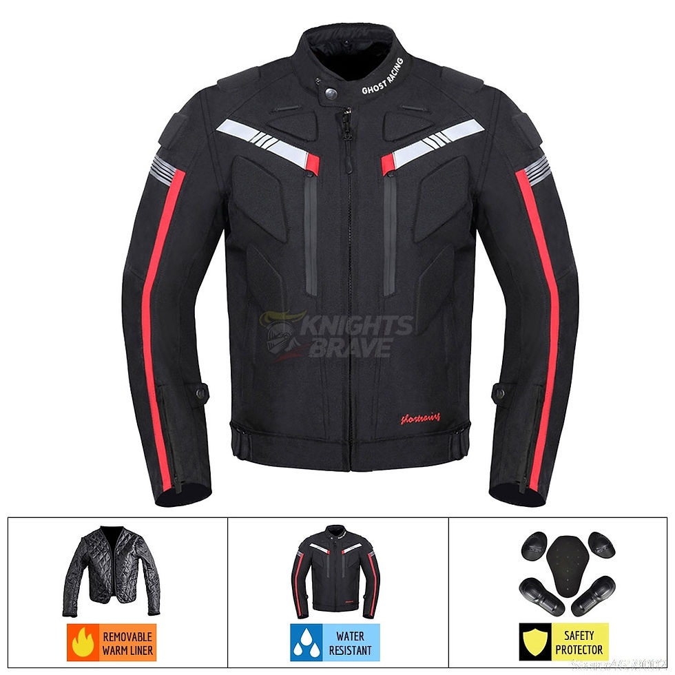 Thumbnail: Motorcycle Jacket Cold-proof Waterproof Motocross Jacket Men Chaqueta Moto Prote