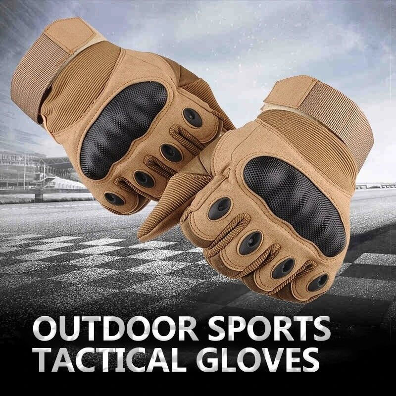 Thumbnail: Tactical Motorcycle Motocross Full Finger Gloves Motorbike Riding Racing Mittens
