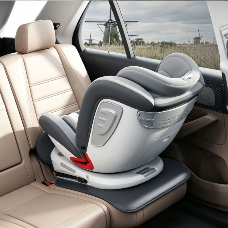PU Leather Car Seat Protection Mat Universal Car Safety Seat Mat Car Seat Protec