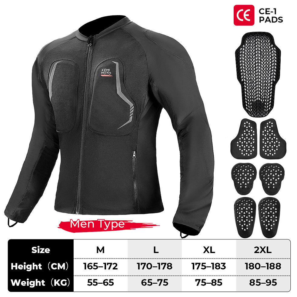 Thumbnail: Summer Motorcycle Jacket Armor for Men And Women Riding CE Certified Body Protec