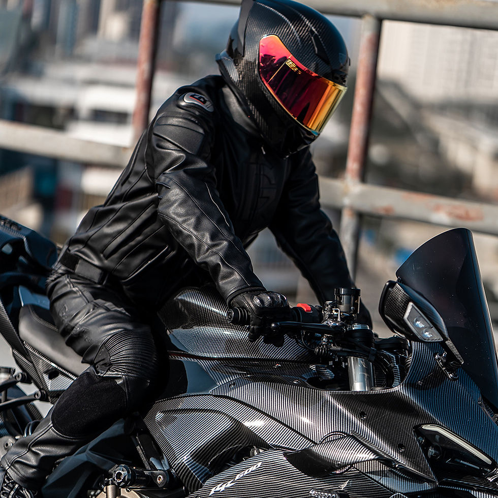 Thumbnail: Leather Motorcycle Jacket Men's Chaqueta Moto Waterproof Moto Suit Motorbike Rid
