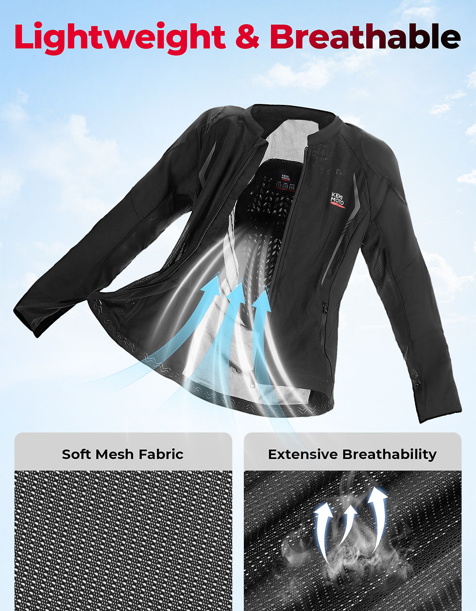 Thumbnail: Summer Motorcycle Jacket Armor for Men And Women Riding CE Certified Body Protec