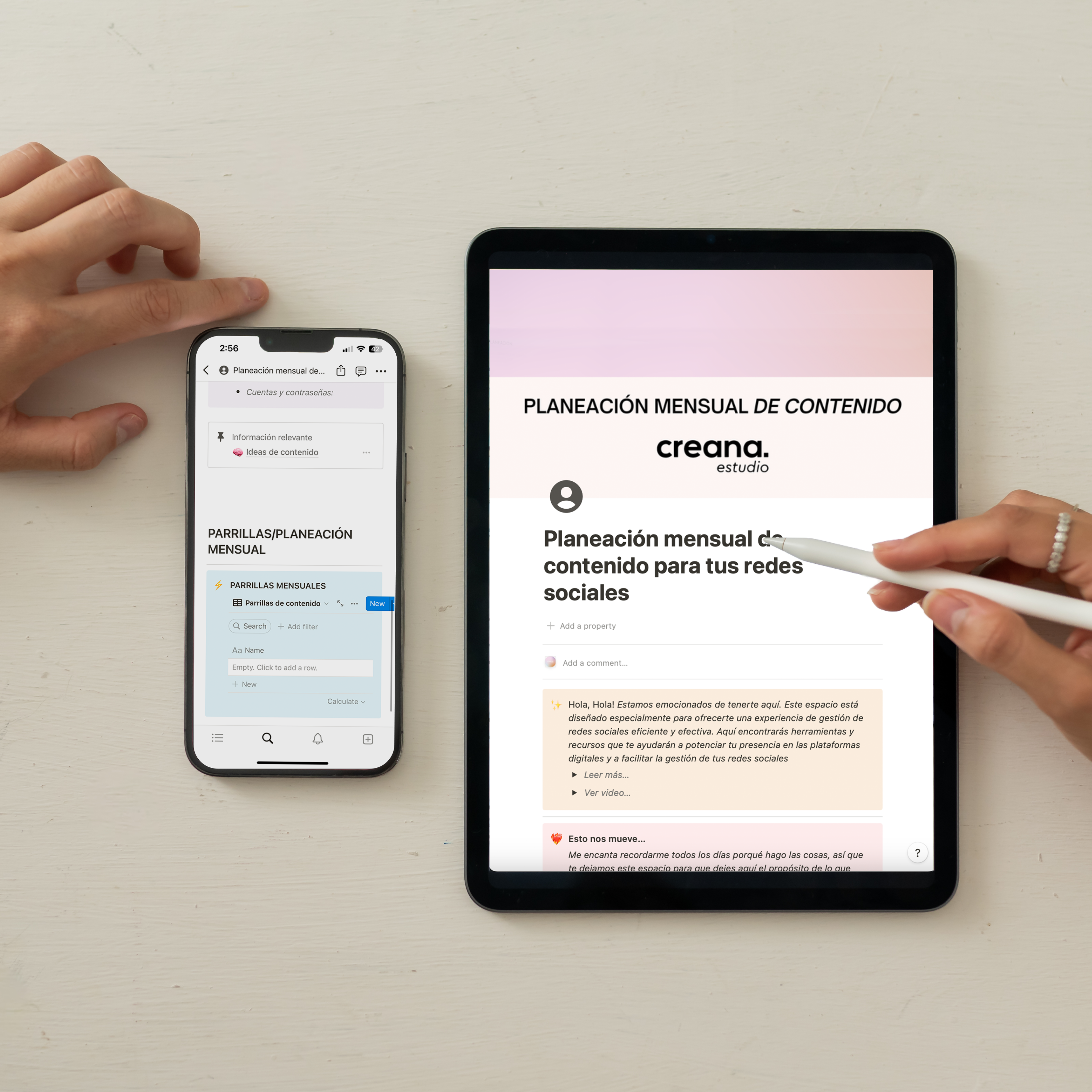 Planeación mensual de contenido