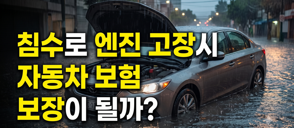 멕시코 자동차보험, 침수로 엔진이 망가지면 보상될까? (2026 우기 대비 가이드)