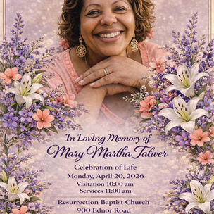 Mary Martha Toliver