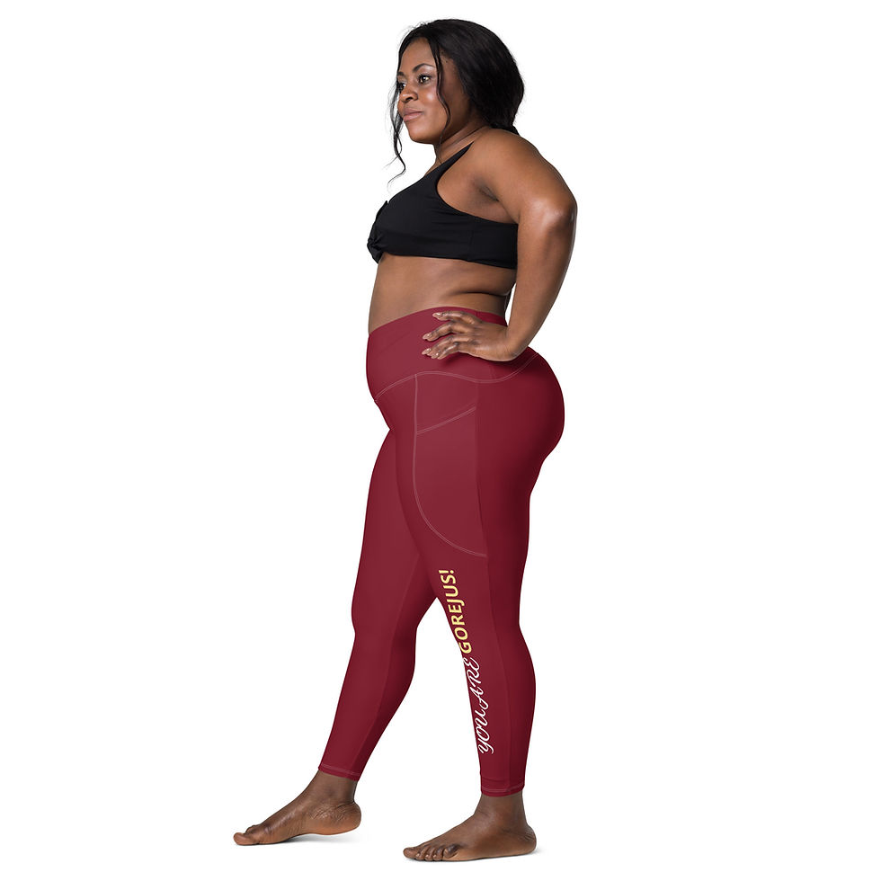Thumbnail: Crossover leggings with pockets