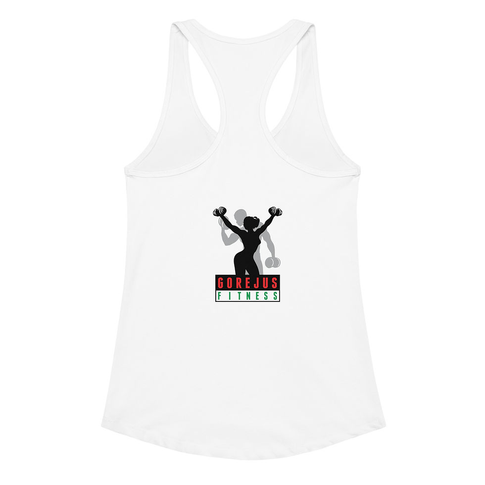 Thumbnail: RUN & WINE fitted racerback tank top