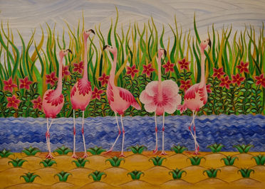 Flamingo Bird Art Illustration