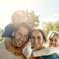 Happy Family in the Park