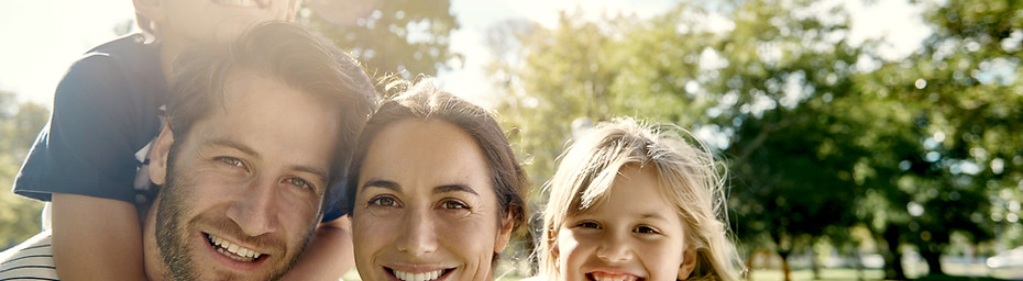 Happy Family in the Park