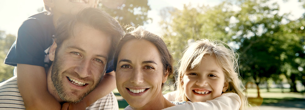 Happy Family in the Park