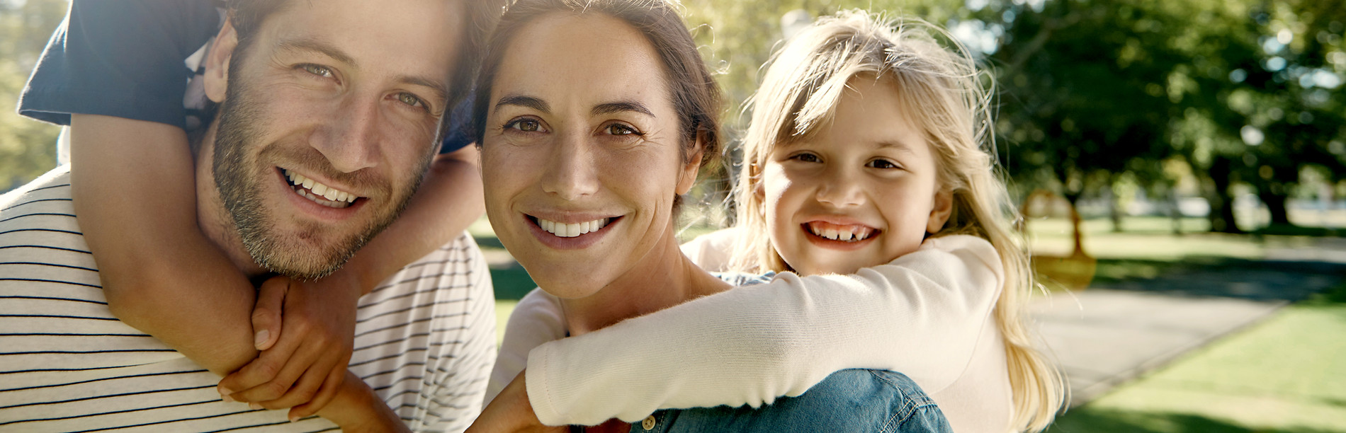 Happy Family in the Park