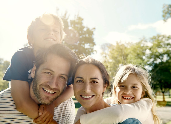 Happy Family in the Park