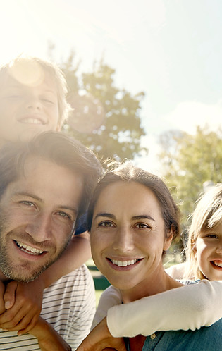 Happy Family in the Park
