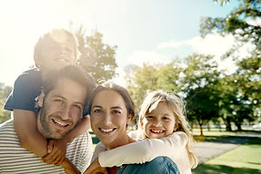 Famiglia nel parco