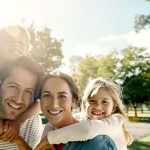 Happy Family in the Park
