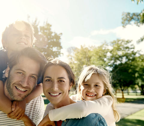 Happy Family in the Park