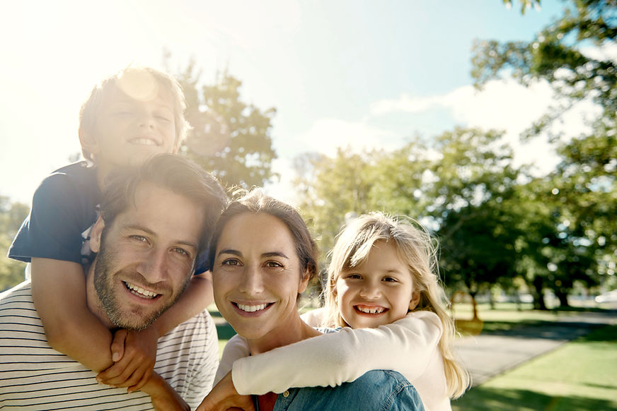 Happy Family Outdoors
