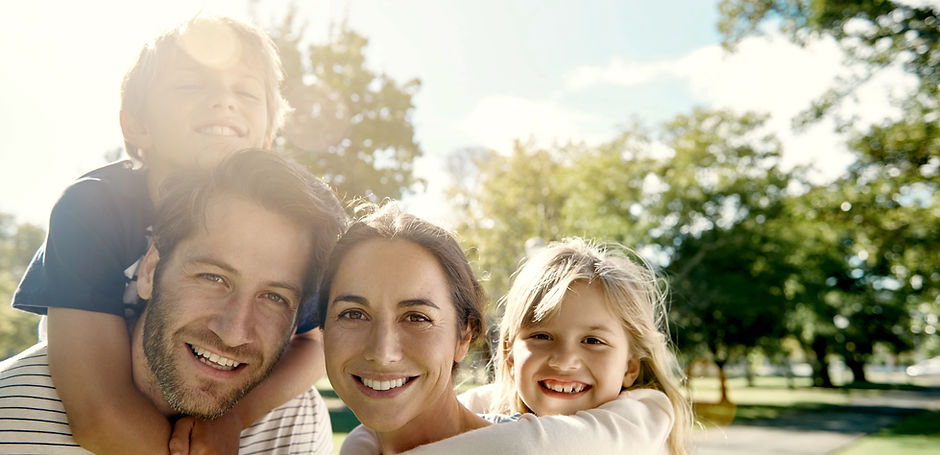 Happy Family in the Park