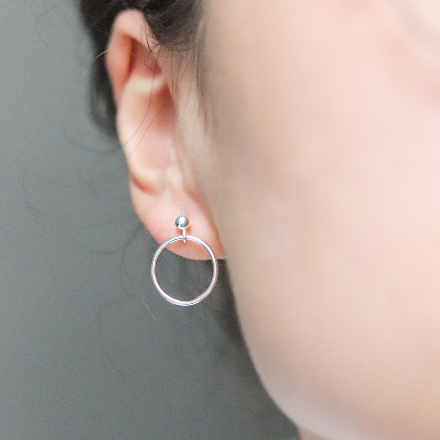 Francesca - Smooth Circle Earrings