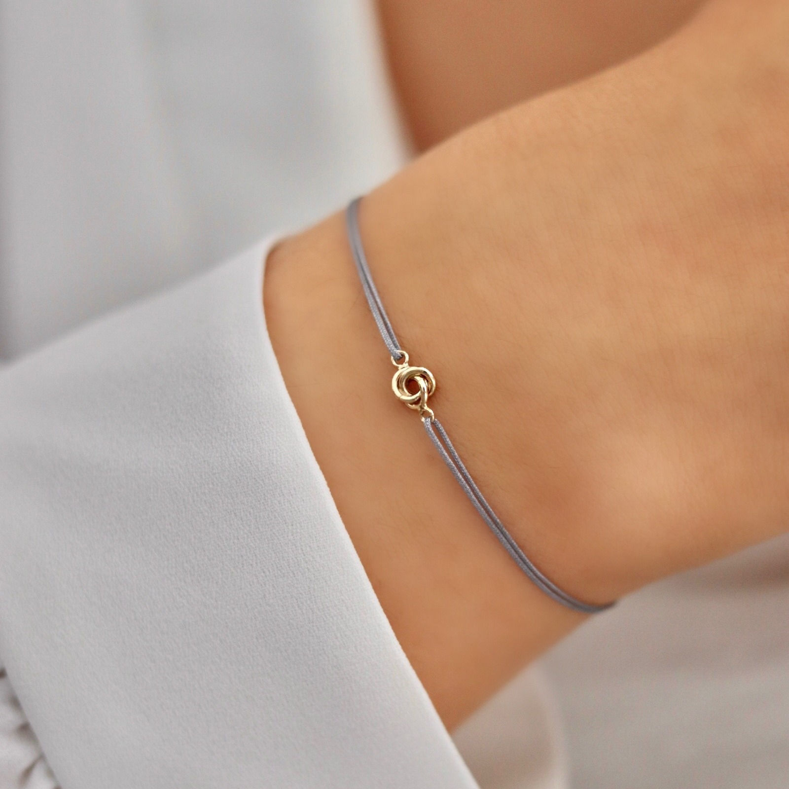 Danielle - Knot Fabric Bracelet