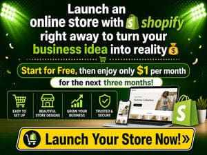 Start your business with Shopify.Try it for free for 3 days, then pay 1 per month for 3 mo