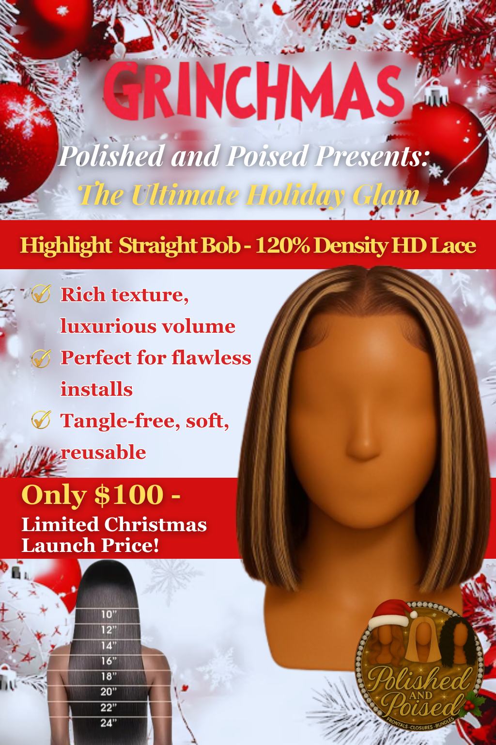 120% Density Straight Bob