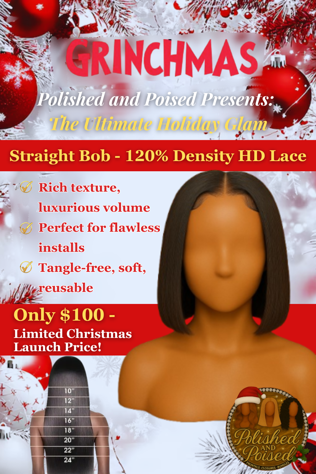 120% Density Straight Bob