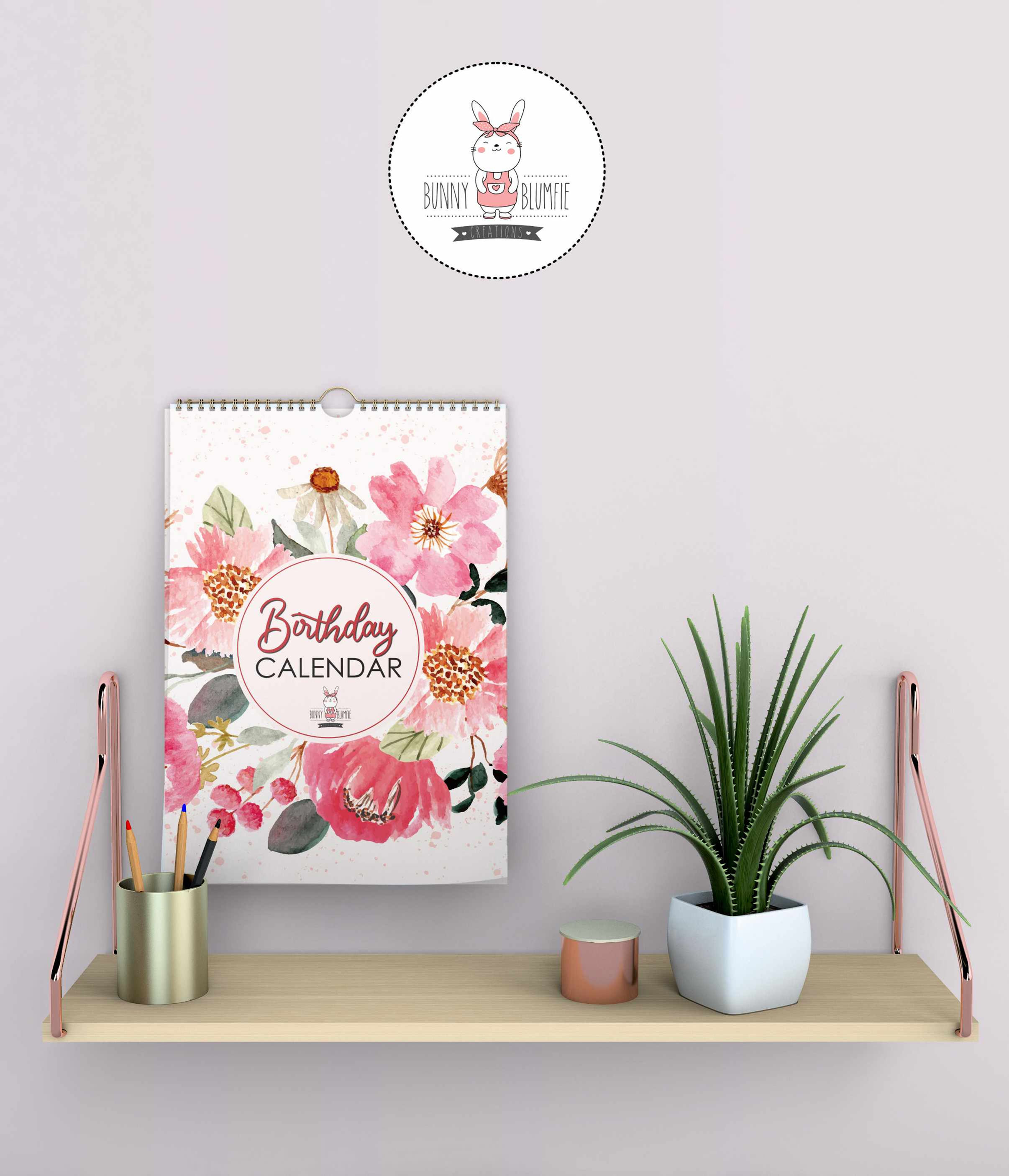 BIRTHDAY CALENDER - PRINTED