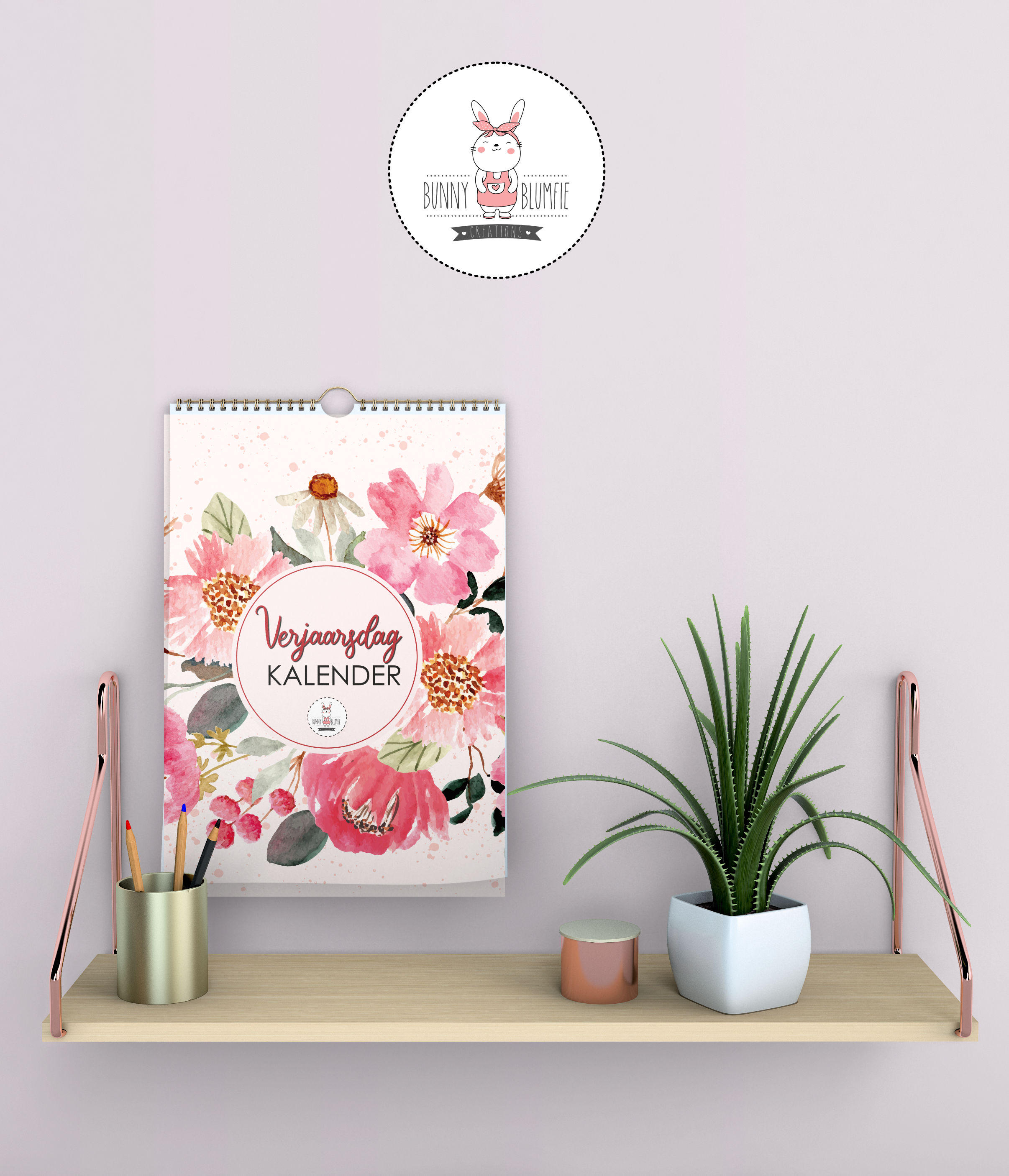 VERJAARSDAG KALENDER - GEDRUK