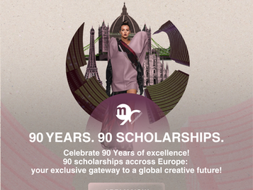 🎉奨学金 Istituto Marangoni 創立90周年記念 🎓