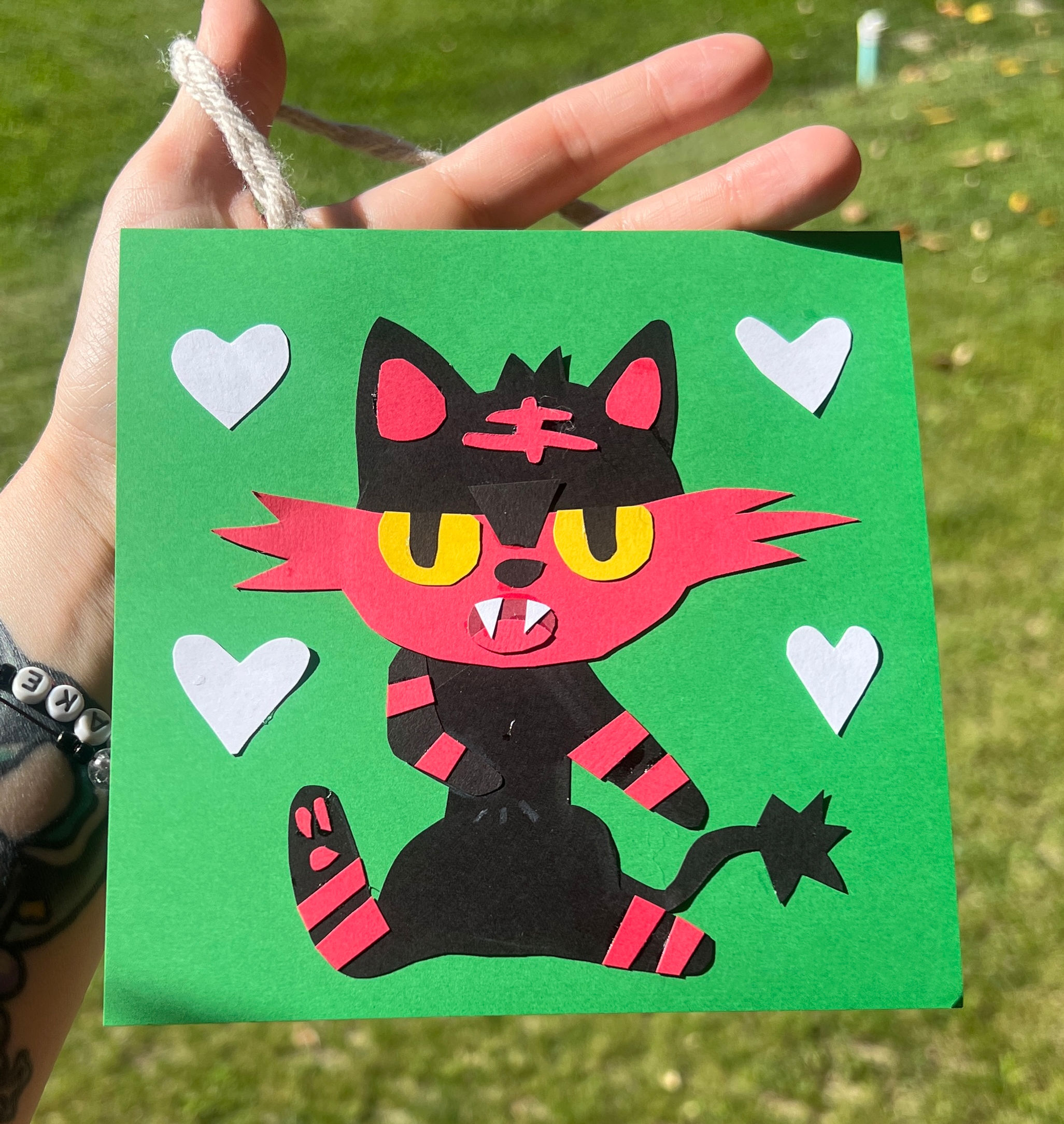 Litten wall hanging
