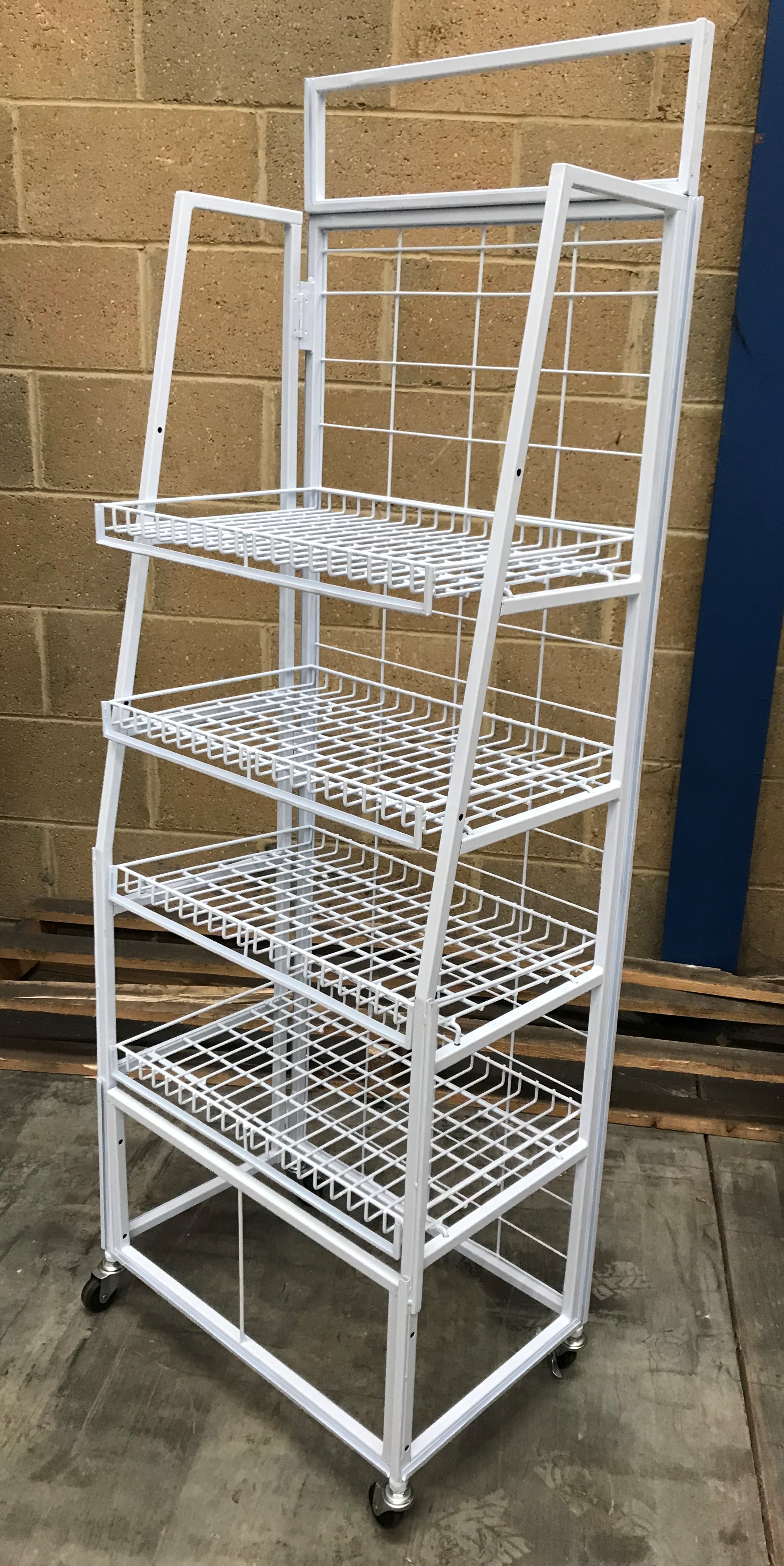 Tube & Wire 4 Shelf FSDU