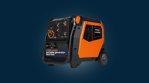 Small Generac Engines Generac iQ3600DF - 2800/3600W Dual Fuel Inverter Generator With ...