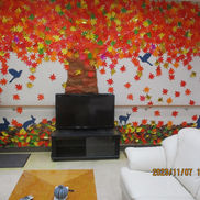 秋の壁飾り『もみじ・もみじのつるし飾り』