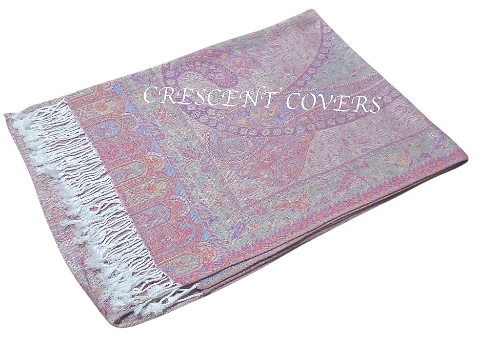 Thumbnail: Regal Paisley Pashmina Luxury Viscose Shawl, Evening Wrap, Dupatta, Gift Ready