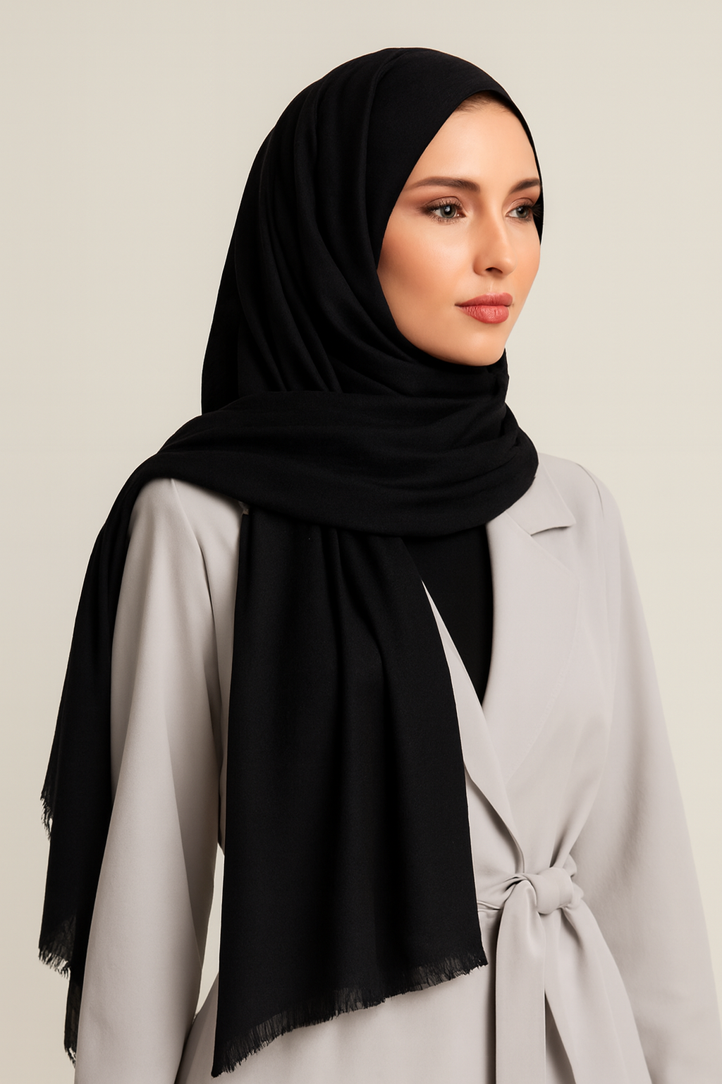Luxury Silky Feel Modal Scarf Hijab Wrap Semi Transparent Super Soft Touch