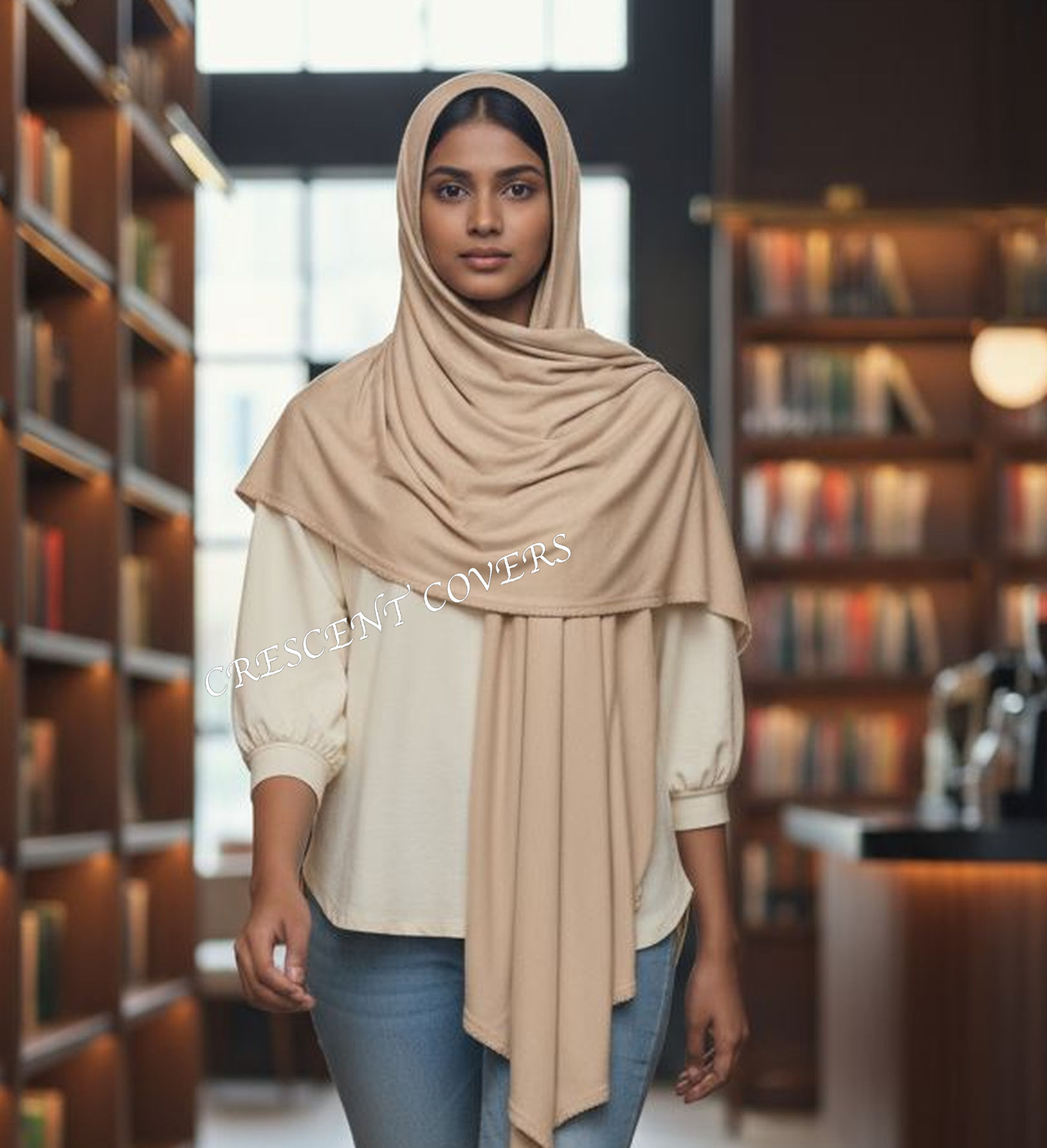 Luxury SuperSoft Double Stitched Folded Jersey Hijab Scarf Wrap Shawl