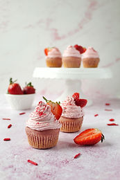Muffin agli albumi, lamponi e fragole – senza glutine