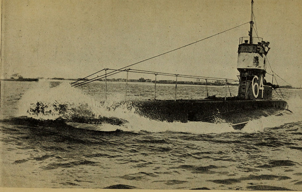 A product of man's desire to explore: submarines