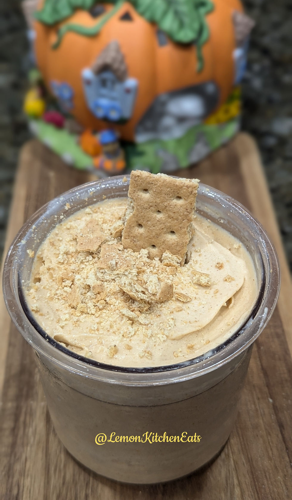 Creamy pumpkin ice cream