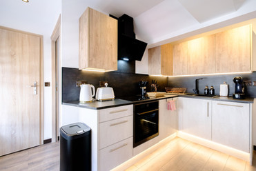 Family Kitchen at James Court Apartments