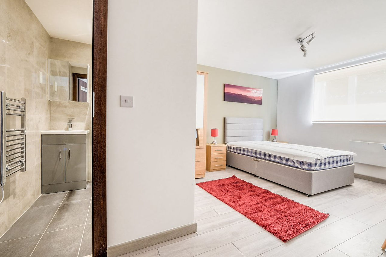 Bedroom in Humphrey Court, Eagle House, Blackpool
